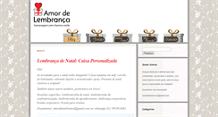 Desktop Screenshot of amordelembranca.com.br